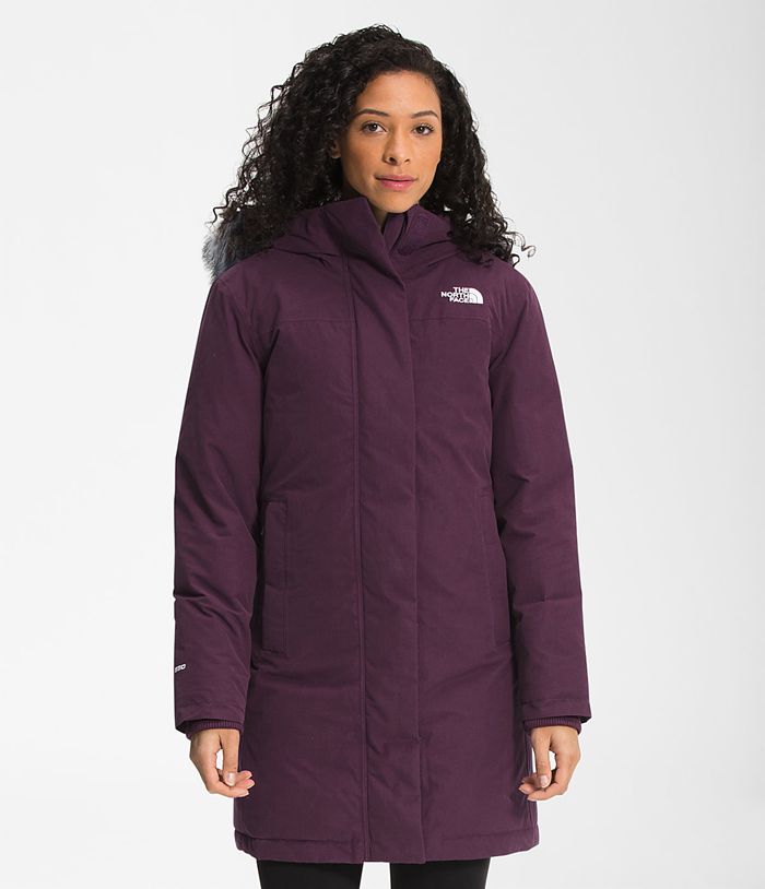 The North Face Womens Parka Arctic 495OJQZER - Purple